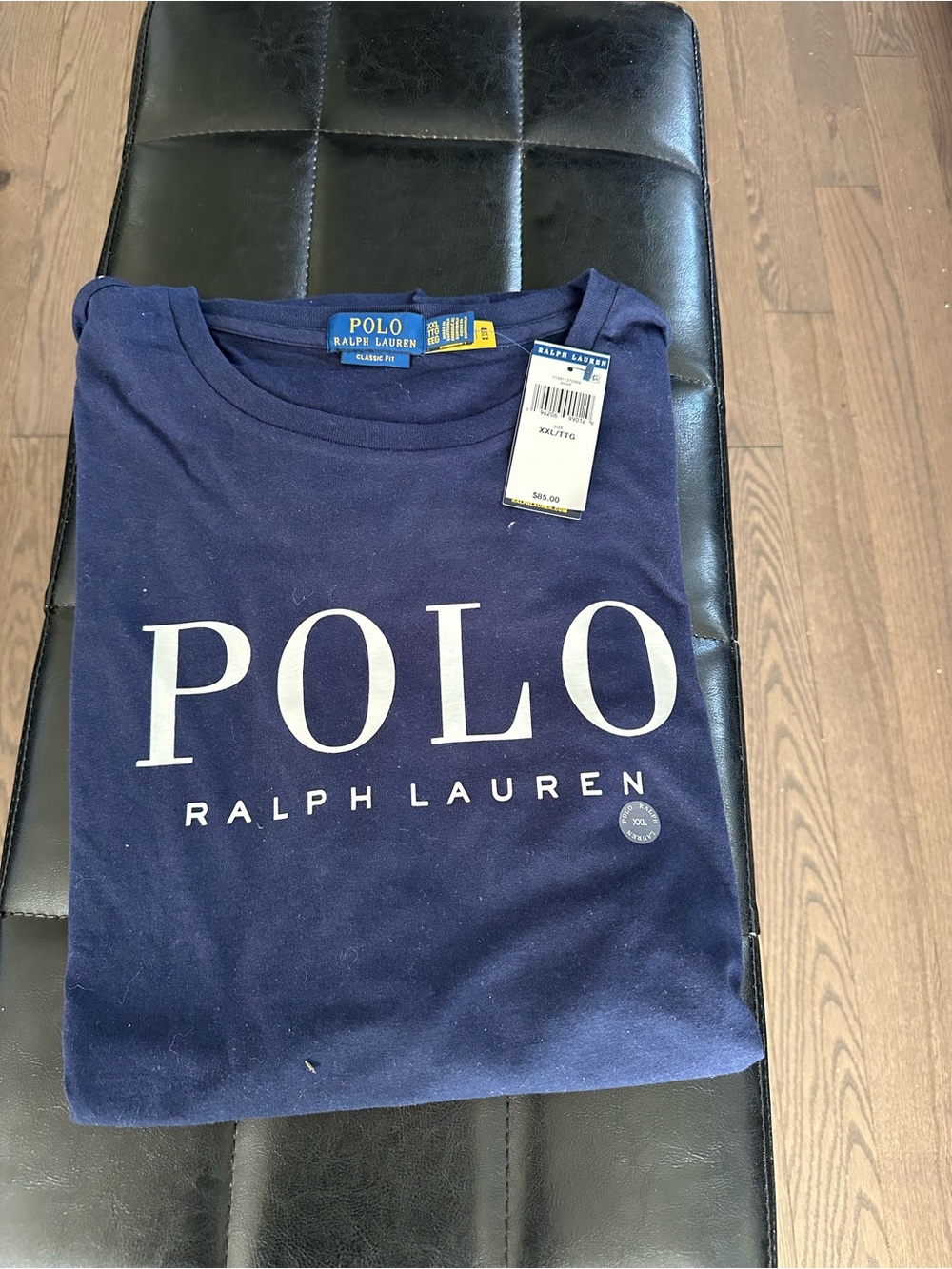 Polo by Ralph Lauren Navy Crewneck Logo Tee